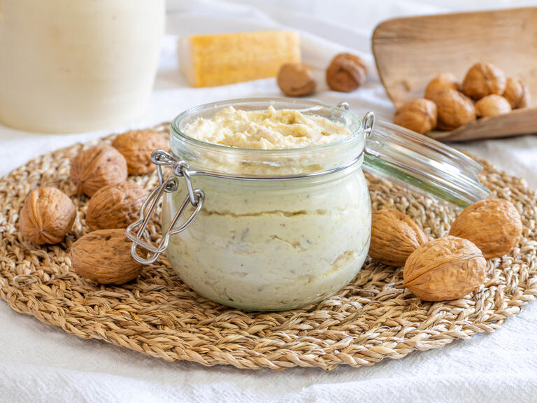 Ricotta and walnut pesto is a creamy and flavorful...