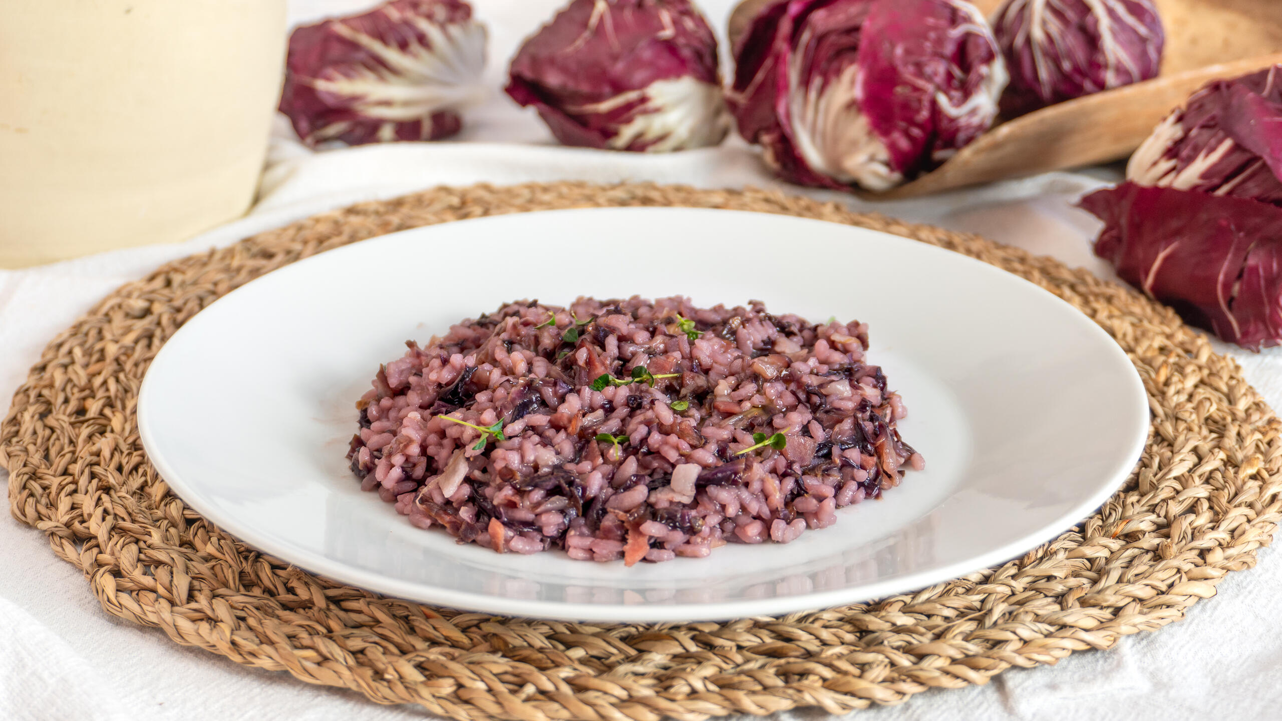 Risotto with Radicchio and Speck