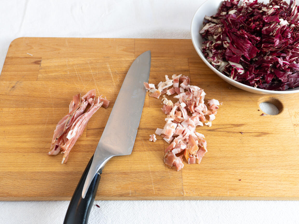 Risotto with Radicchio and Speck - step 2