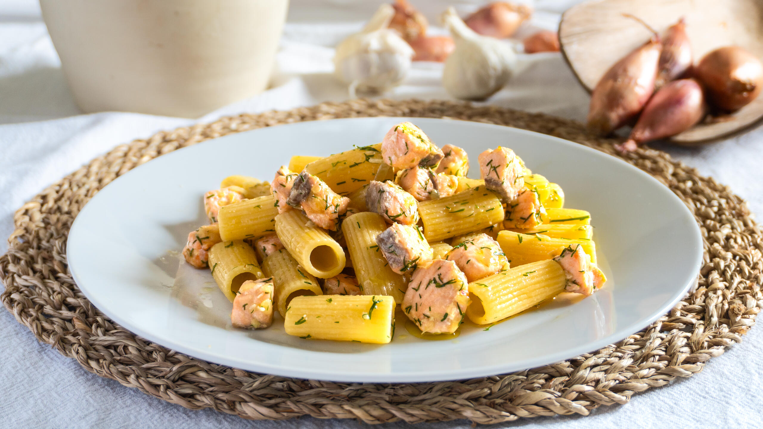 Salmon and Dill Pasta