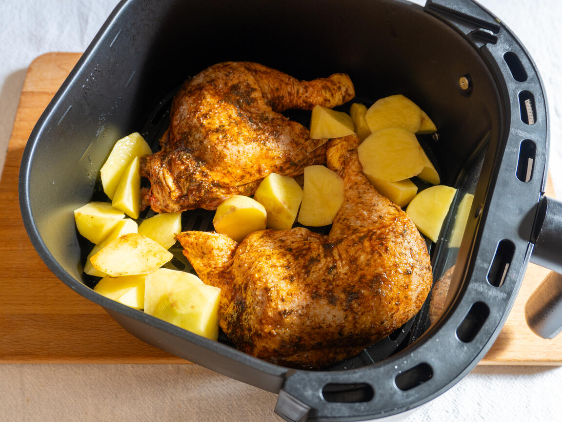 Spiced Chicken in Air Fryer - step 4