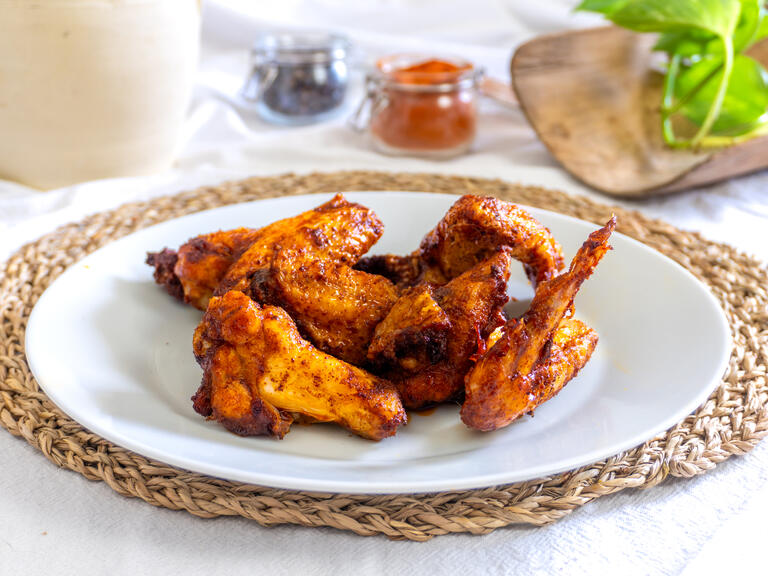 A crispy and flavorful dish, enhanced by a spicy m...