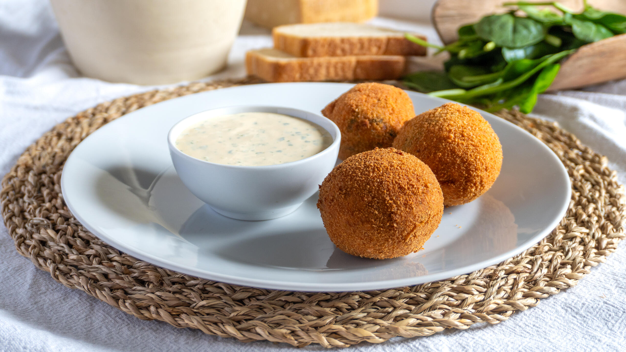 Spinach and Ricotta Meatballs