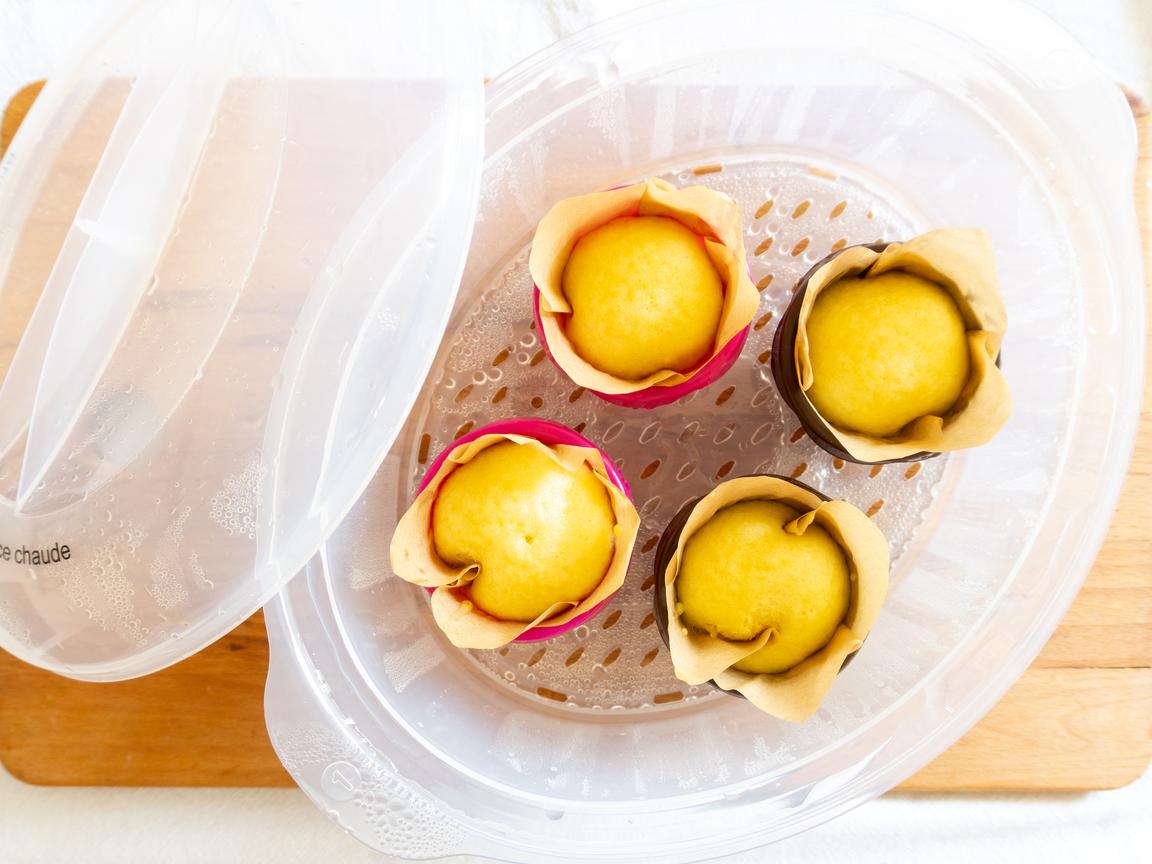 Steamed Muffins - step 5