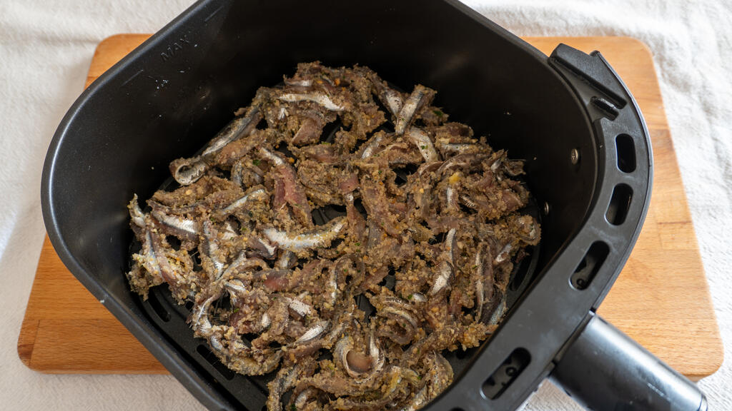 Breaded Anchovies in Air Fryer