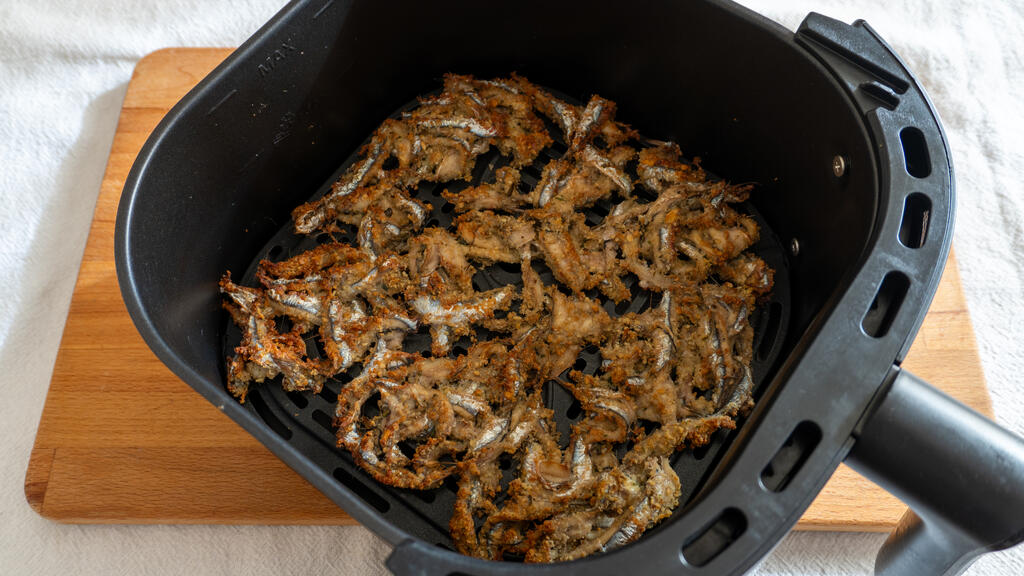 Breaded Anchovies in Air Fryer
