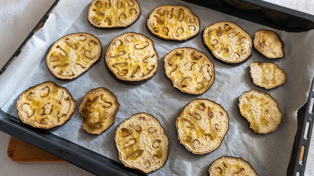 Eggplant and Almond Pesto