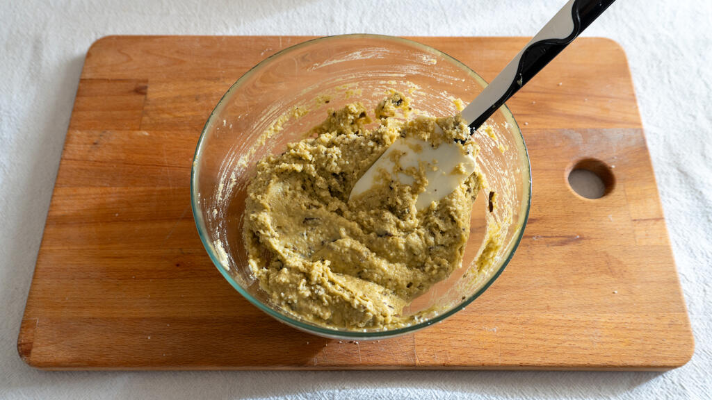 Eggplant and Almond Pesto