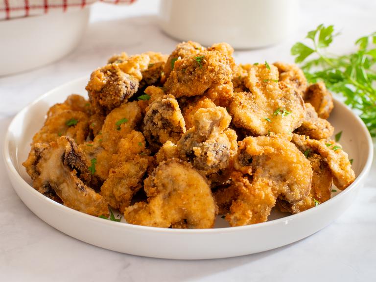 Fried mushrooms
