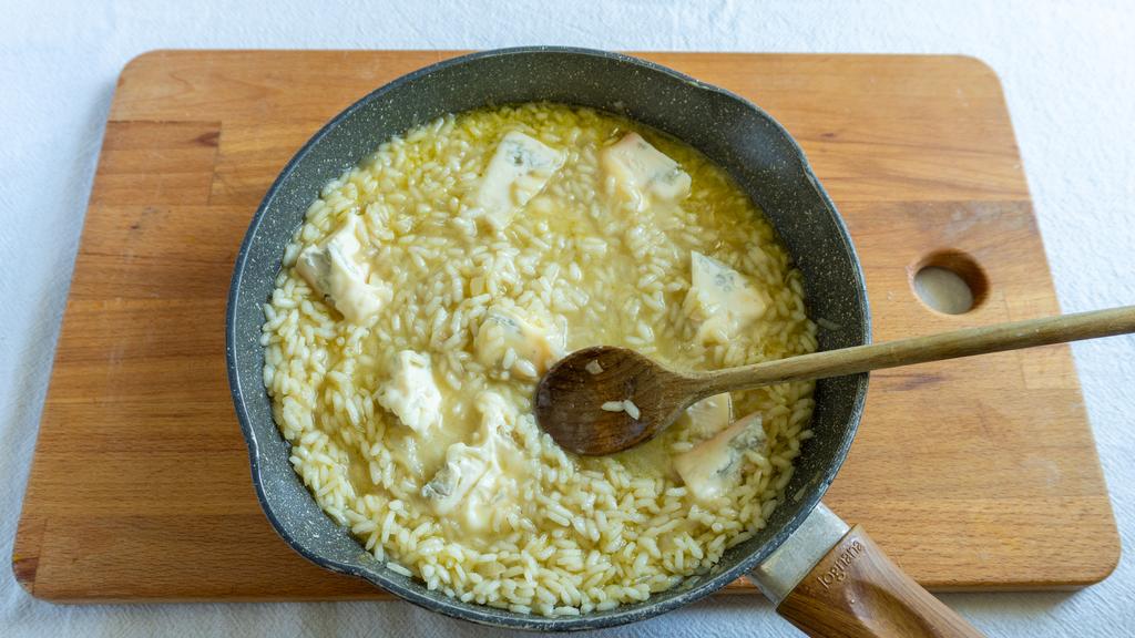 Gorgonzola and Prosciutto Risotto