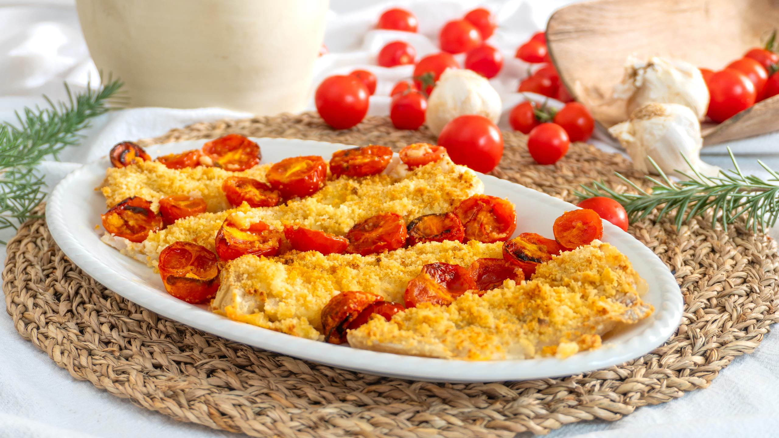 Gratinated Cod in Air Fryer