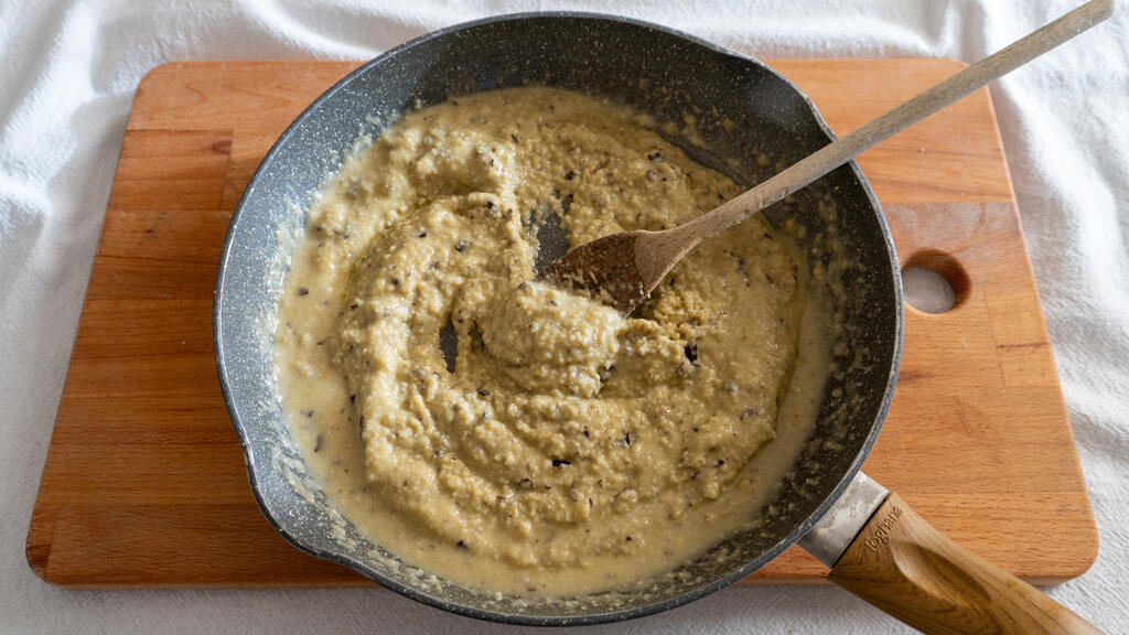 Pasta with Eggplant Pesto