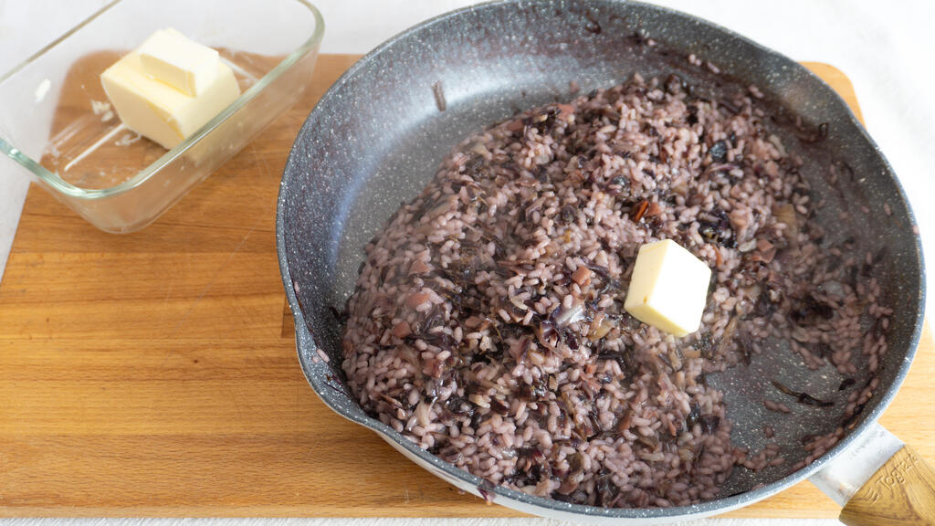 Risotto with Radicchio and Speck