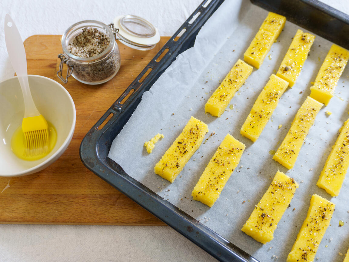 Bastones de polenta al horno - paso 5