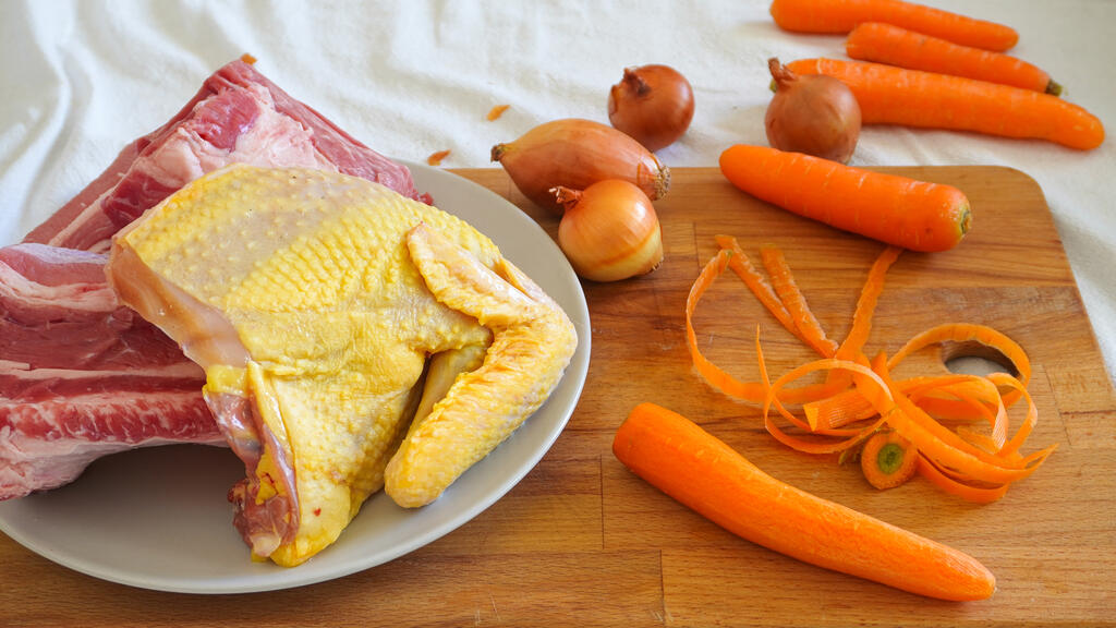 Carne hervida - paso 2