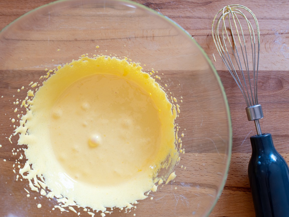 Crema de mascarpone - paso 1