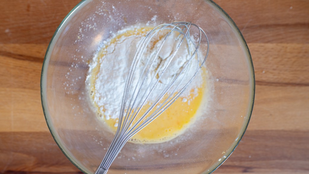 Crepes con crema de avellanas - paso 2