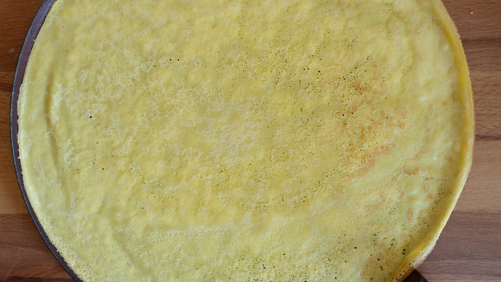 Crepes con crema de avellanas - paso 3