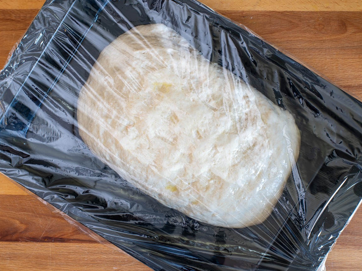 Focaccia alta y esponjosa - paso 6