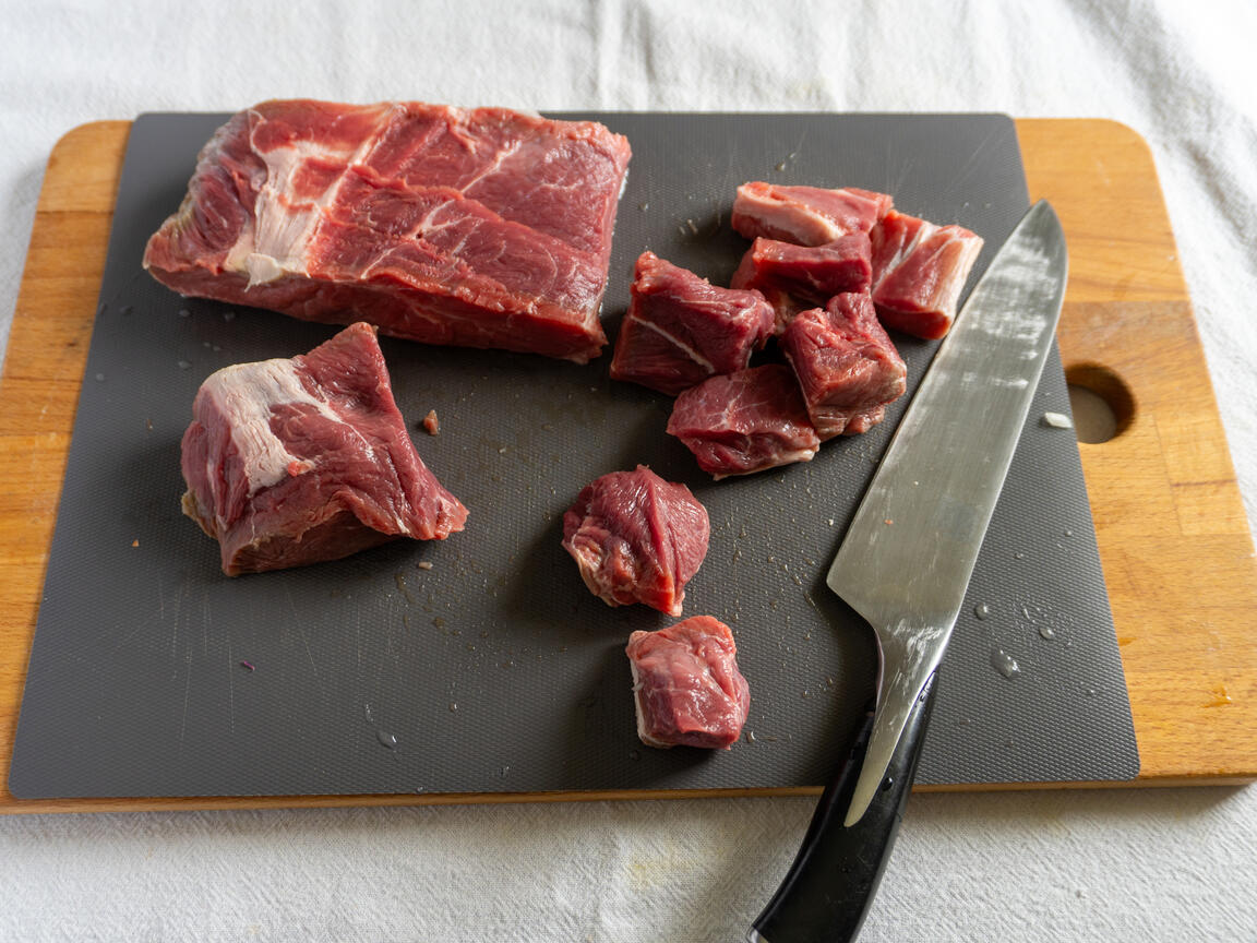 Gulash húngaro - paso 2