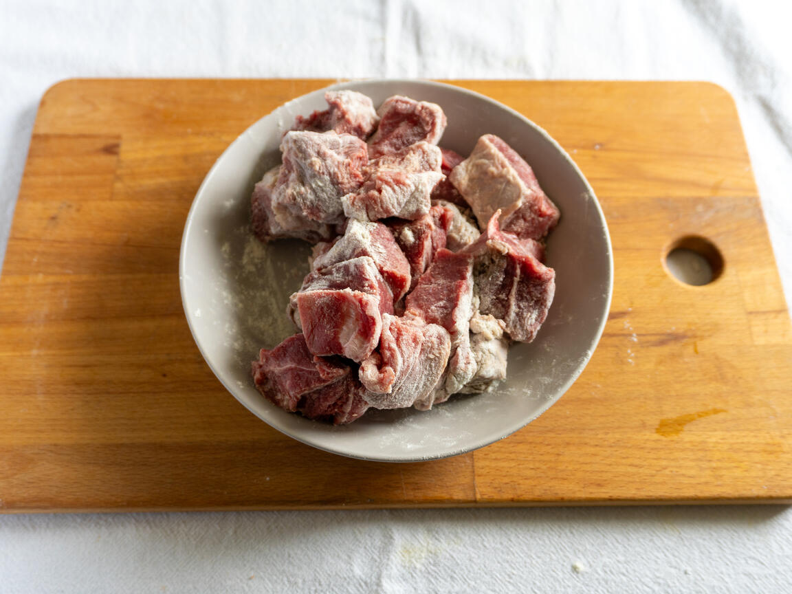 Gulash húngaro - paso 3