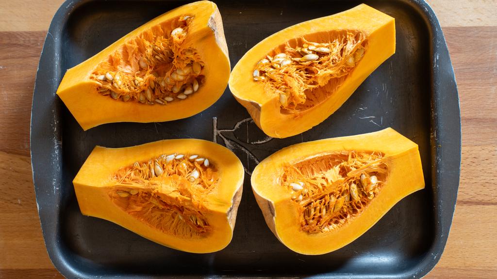 Ñoquis de calabaza con fondue de parmesano