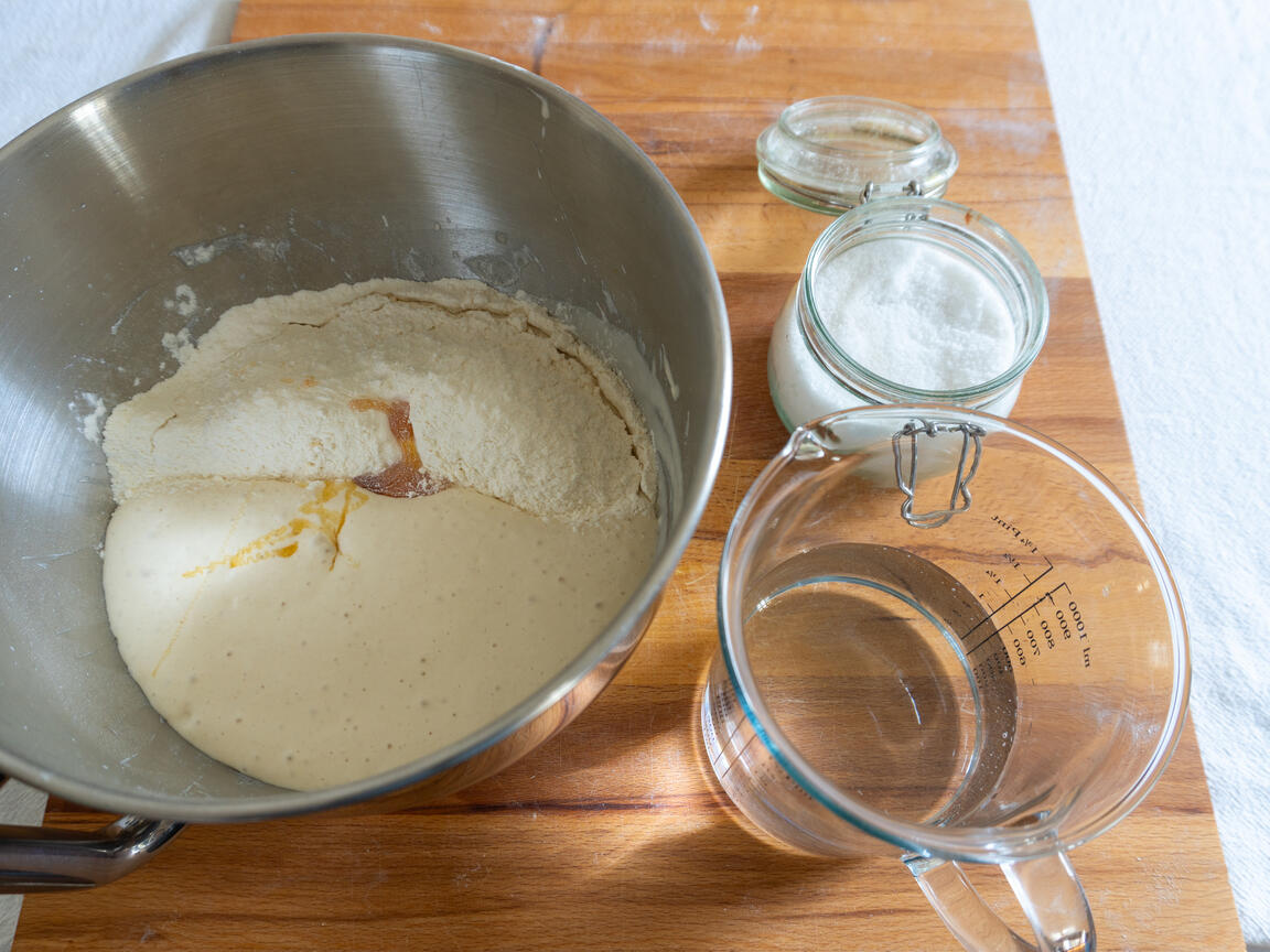 Pan ciabatta - paso 3