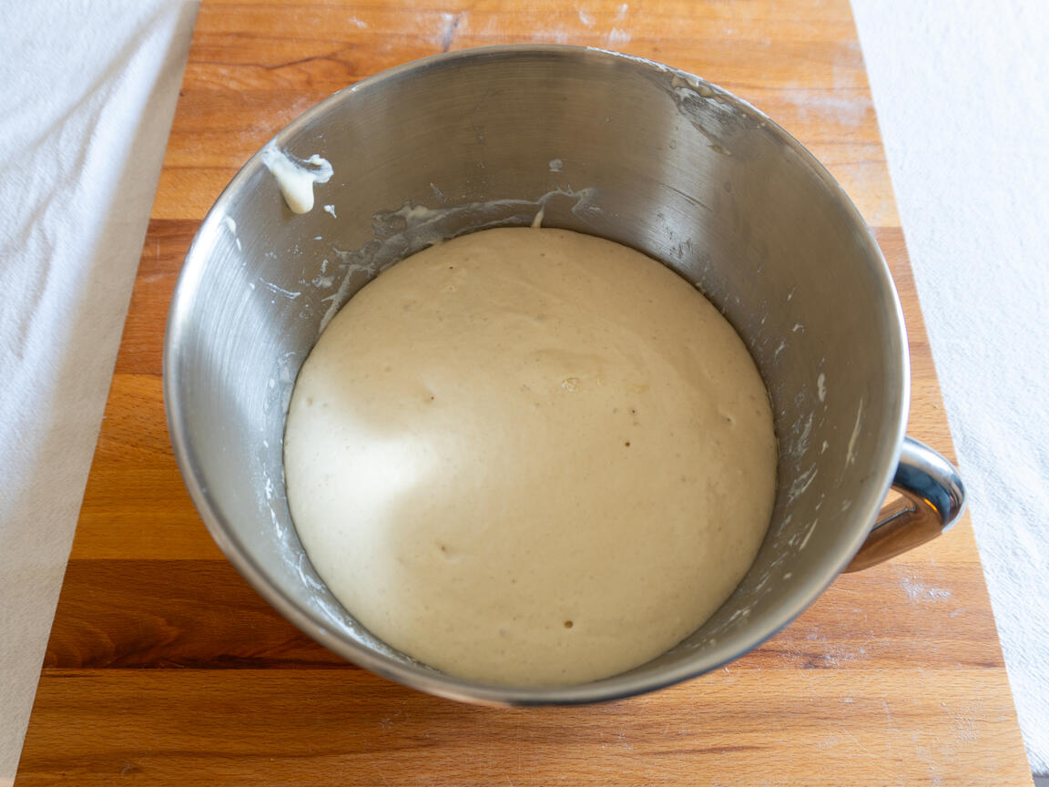 Pan ciabatta - paso 4
