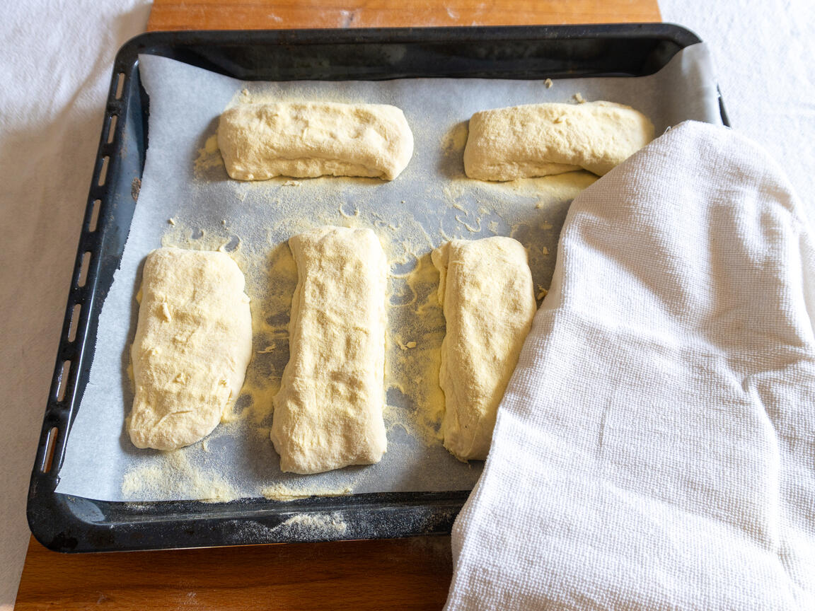 Pan ciabatta - paso 7