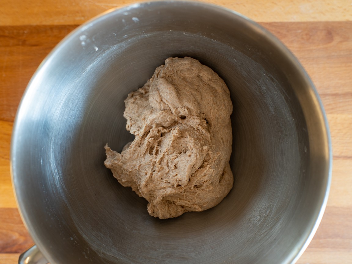 Pan de espelta en molde - paso 2