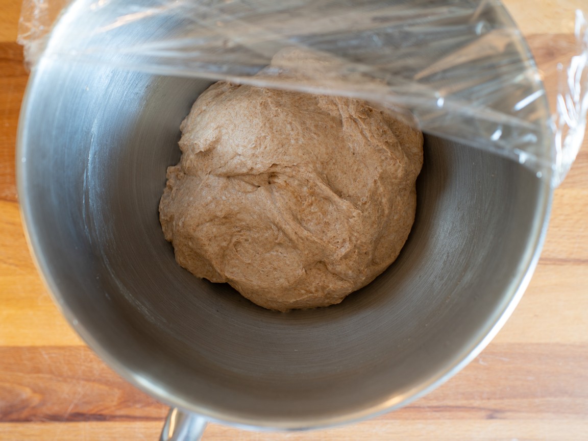 Pan de espelta en molde - paso 3