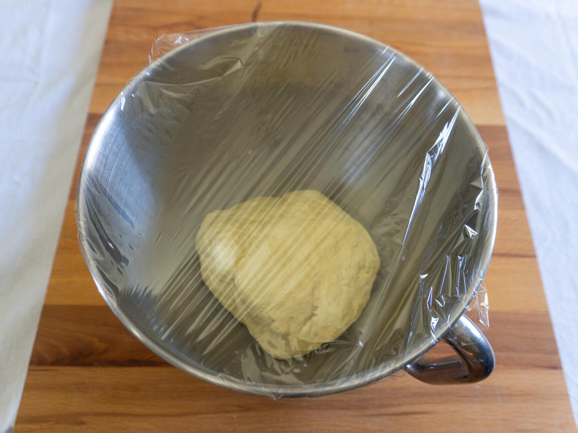 Pan de sémola - paso 2