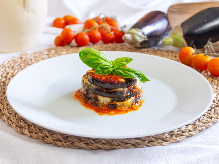 Parmigiana de berenjenas al horno