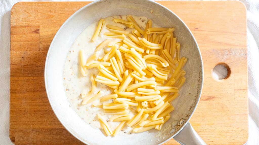 Pasta con gorgonzola y nueces
