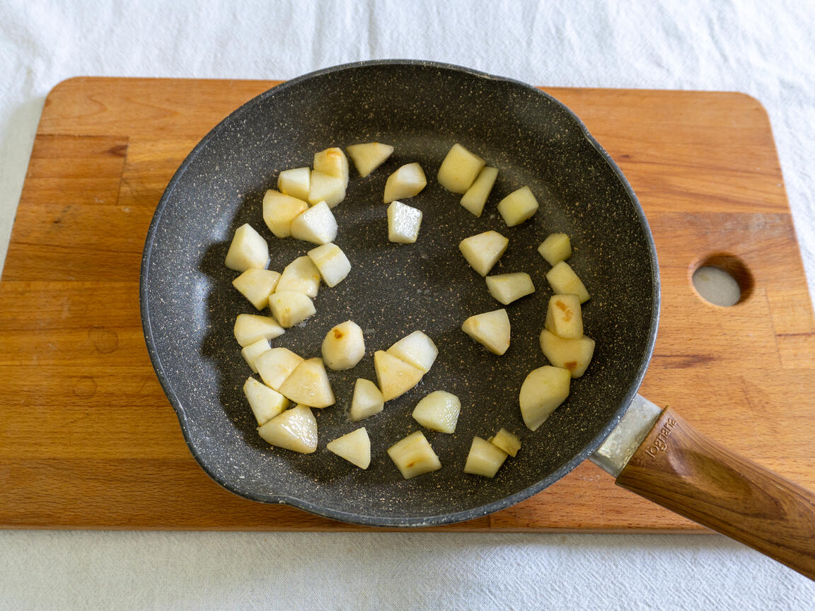 Porridge con peras y avellanas - paso 4