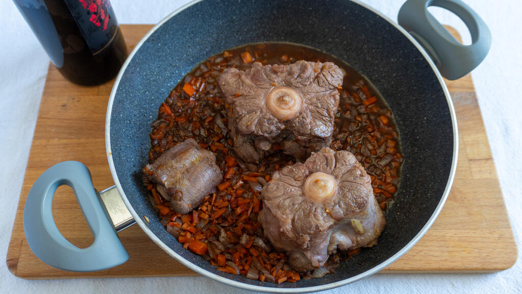 Rabo a la vaccinara - paso 4