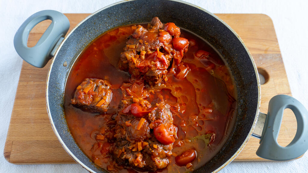 Rabo a la vaccinara - paso 6