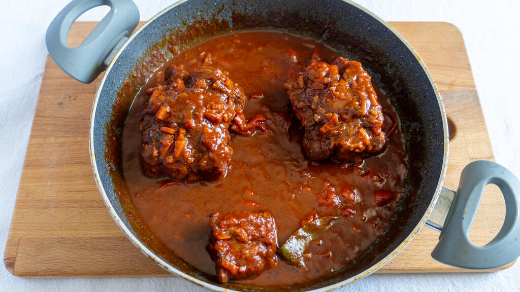 Rabo a la vaccinara - paso 7