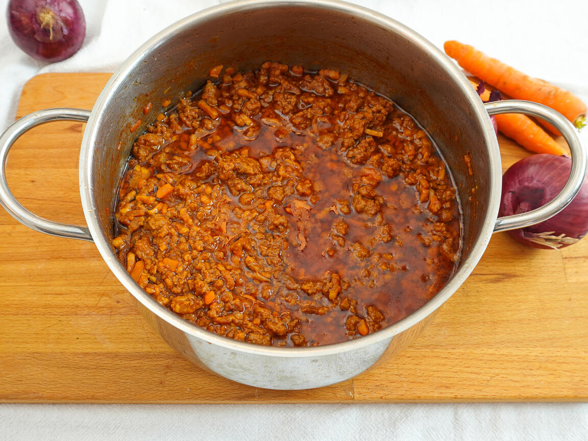Ragú a la boloñesa - paso 7