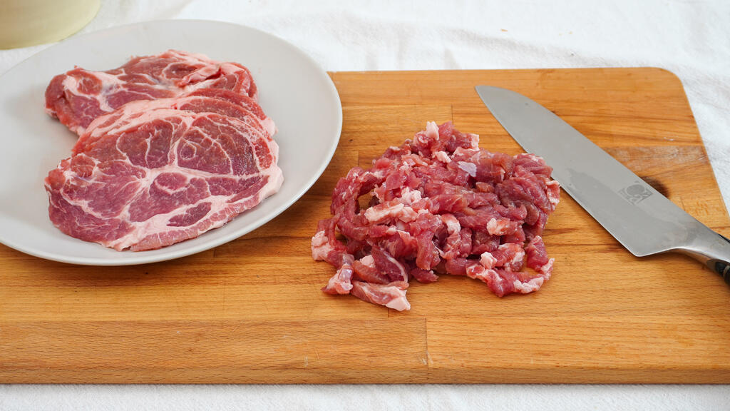 Ragù blanco de bondiola de cerdo - paso 1