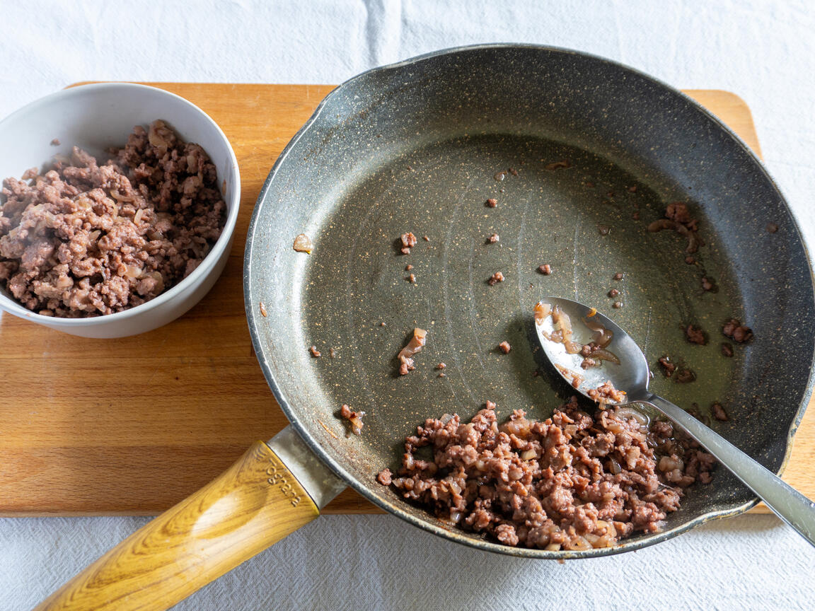 Risotto con salchicha - paso 4