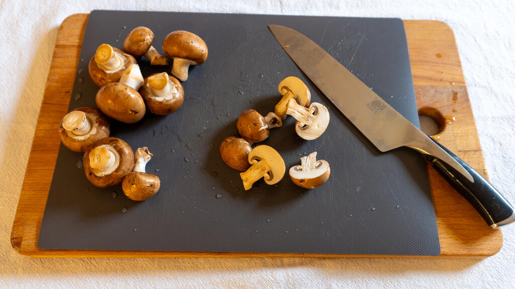 Solomillo de cerdo con setas