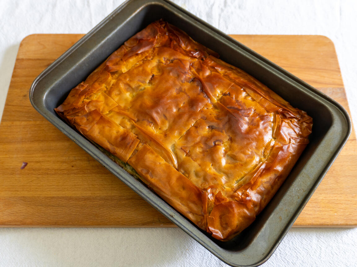Spanakopita - paso 8