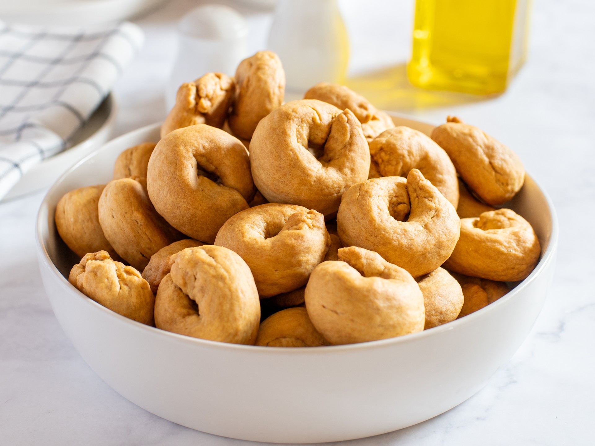 Taralli puglieses friables