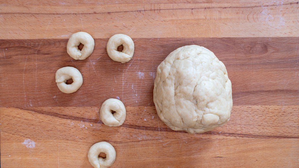Taralli puglieses friables