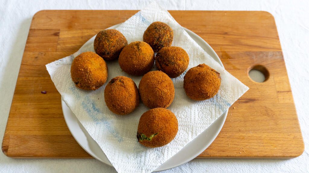 Albóndigas de espinacas y ricotta