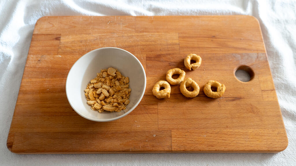 Pasta con pesto de berenjenas