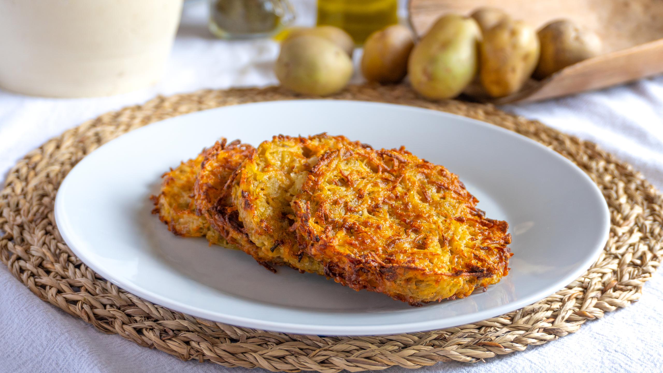 Rösti de patatas en freidora de aire