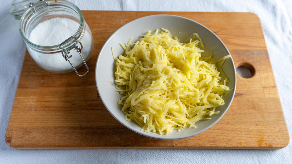 Rösti de patatas en freidora de aire