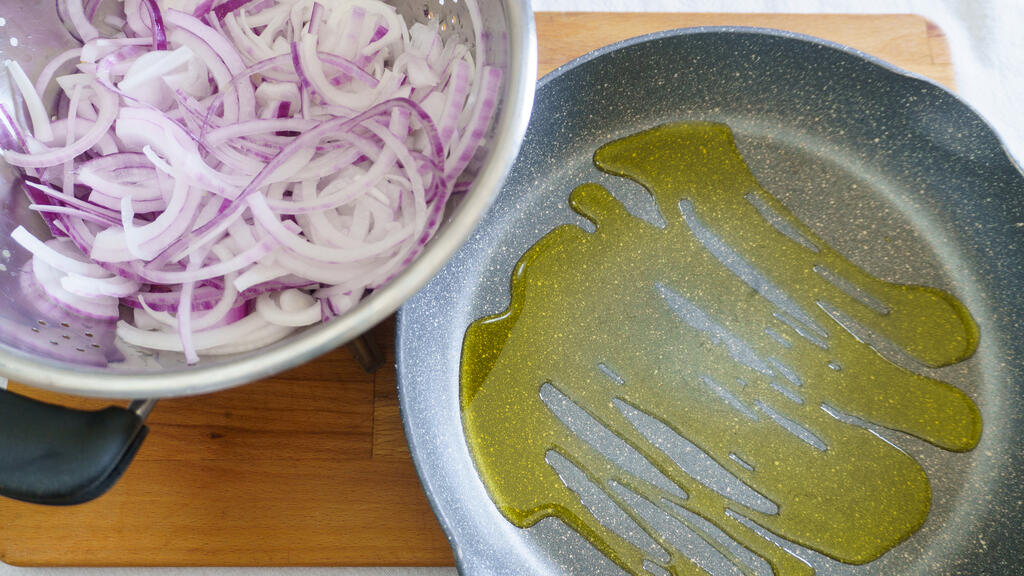 Tagliatelle con cebolla de Tropea